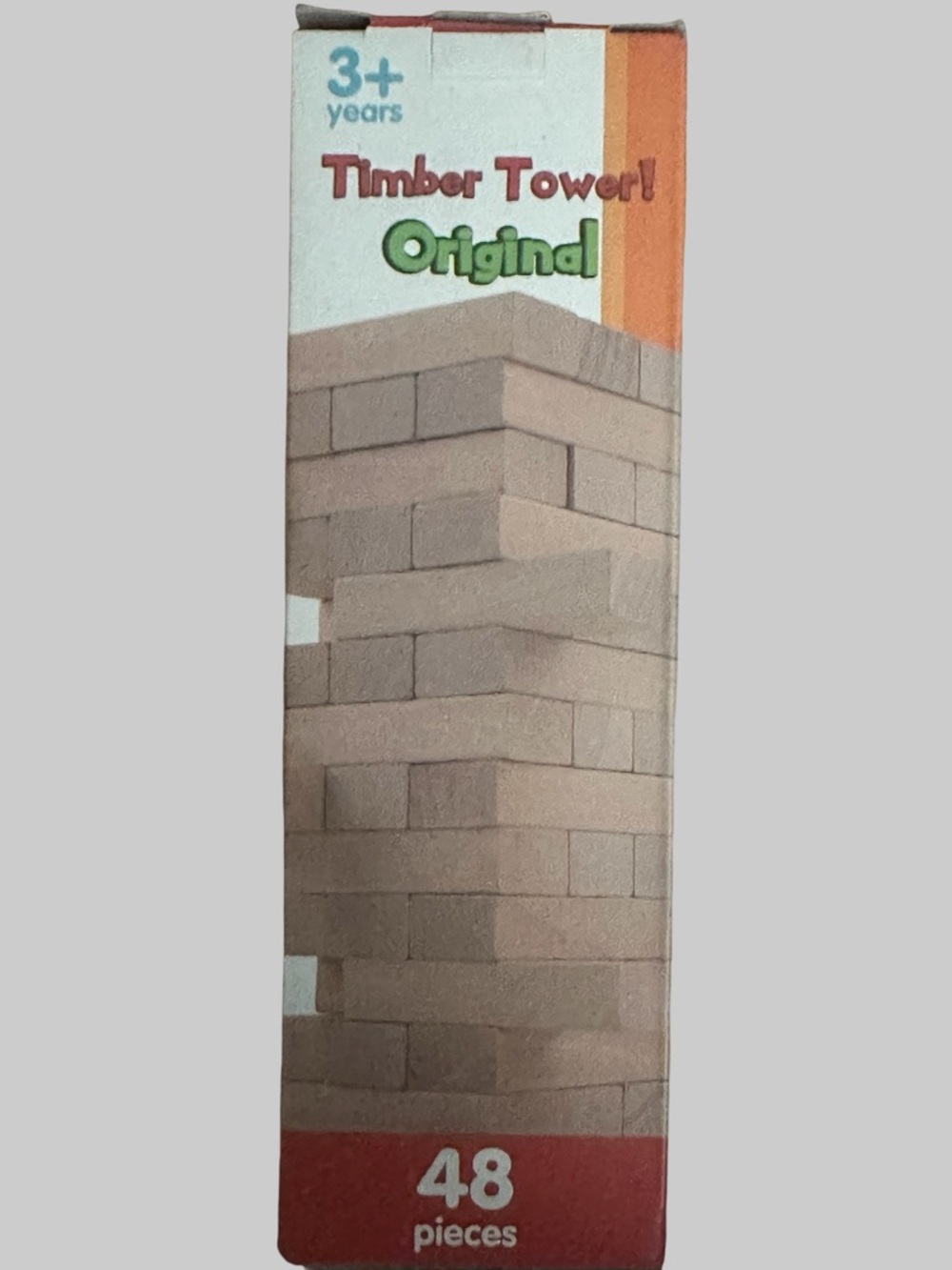 Original Wooden Block Game - Natural Brown